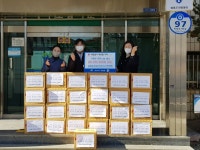 대전 서구 탄방동, 로데오타운 상가번영회로부터 라면 기탁받아