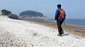 맹정호 서산시장 현장행보, 우도로 향했다
