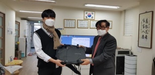 천안오성고 학생회, 경로당 찾아 효행실천 눈길