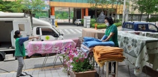 관평동새마을부녀회, 새마을이동빨래방 봉사활동