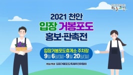 천안 입장거봉포도축제추진위원회, 드라이브스루 홍보·판촉전 개최