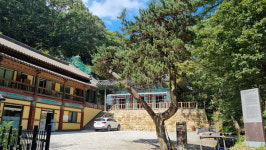 계족산에서 보는 봉황..그리고 봉황정 노을