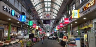 천안시 별빛우물 성정시장, 특색있는 쾌적한 시장으로 탈바꿈