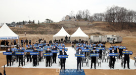아산시, 신도시 연계교통망 순환축 도로 기공식