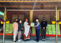 죽림정사,  서구노인복지관에 쌀 200㎏ 기부