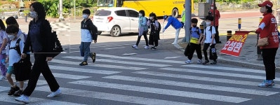 오성환 당진시장 후보, 등굣길 안전 지킴이 선거운동