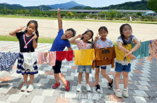 청라초, 세제 없는 친환경 모아모아 빨래방 체험