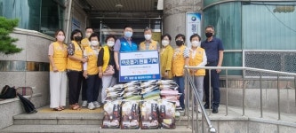 서구 월평1동, 대전하늘의료소비자생활협동조합에서 백미 기탁받아