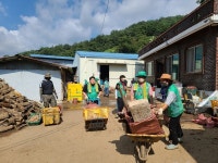 대전새마을지도자, 부여군 은산면 수해지역 복구활동 전개 