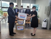 바르게살기운동대전시협의회, 대전 농아인협회  유성구지회에 마스크와 손세정티슈 전달