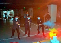 갤러리아타임월드, 대전둔산소방서 합동 소방훈련 진행