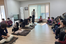 금산소방서, 창평2리 마을주민 대상 심폐소생술 교육