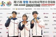 서산시청 사격팀, 제15회 창원 아시아사격선수권 대회 8개 메달