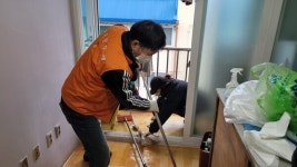 산내동 민·관 협력 반짝반짝 사랑의 대청소 실시