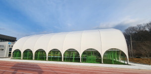 계룡시, 엄사면 종합운동장에 전천후 족구장 개장