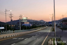 [포토] 서산 예천사거리~역말교차로 가로등 점등