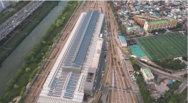 서울지하철 차량기지 태양광 발전소로