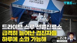 만족도 높은 드라이브 스루 선별진료소 “급격히 늘어난 검진자들 하루에 소화 가능해”
