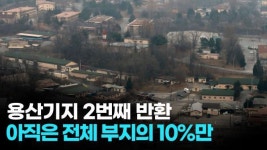 용산 미군기지 두번째 반환…상반기 내 25％ 반환 추진