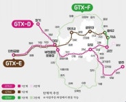 GTX D·E·F 신규 노선 정부안 공개…구간별 개통 추진