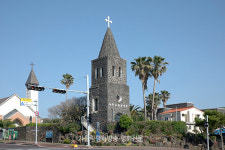 1955년 옛 한림성당 종탑 ...제주도 등록문화재 된다