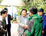 최길순 전기공사협회 회장, 밀양 송전선로 건설현장 점검