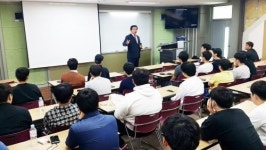 김정호 전기공사협회 전남도회장, 청암대서 중소기업 기술사관사업 특강