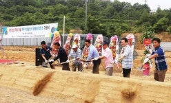 한전산업 5.67MW 규모 수상회전식 태양광 착공