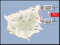 울릉일주도로 미 개통구간 55년만에 뚫리다... 28일 개통