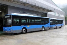 에디슨모터스, 대구 영진교통에 대형 고상 CNG버스 ‘스마트 11HG’ 2대 공급