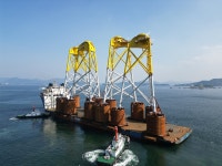 오스테드, HSG성동조선에서 제작한 해상풍력 하부구조물 대만 해상풍력단지로 출항 완료