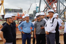 [르포] 中, 해상풍력 WTIV 전진기지 한통조선소를 가다