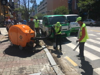 광주 서구, 로봇형 노면청소기 상무지구 시범 도입