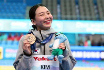김수지 세계선수권 다이빙 첫 메달 ‘새 역사’