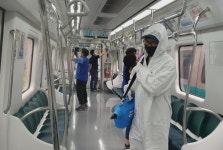 코로나19 확진자 이용, 광주도시철도 특별 방역 실시