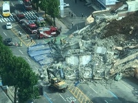 [학동 붕괴 참사]굴착기로 건물 철거 중 와르르... 하필 시내버스 위로 쏟아져