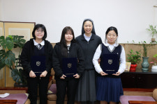 10년째 장학금 기탁 살레시오여고 문순지 동문
