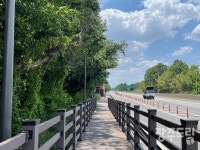 광산 비아 고속도 정류장 접근로 위험