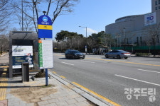 광주시청사 앞 도로 무단횡단 빈번한 이유