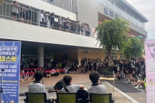 광주 용두중, 두근두근 등굣길 버스킹 열려