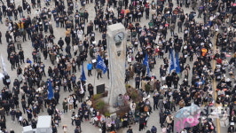 윤석열 탄핵 찬성·반대…두 쪽으로 나뉜 광주 금남로
