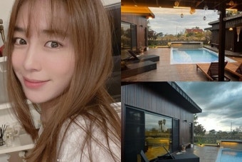 이민정, 가족과 제주도 여행…럭셔리 독채 풀빌라 휴가 만끽