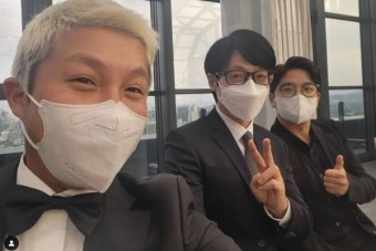 유재석·조세호, 다비치 이해리 결혼식 참석 약속 지켰다