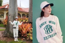 송가인, 하와이 파인애플 농장 방문…귀요미 패션으로 44kg 아담 사이즈 인증 