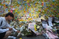 박원순 강남역 포스트잇 추모현장, 보존하겠다