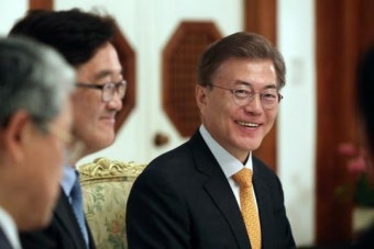 대구에서 발견된 문재인 비난 낙서