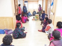 정화자 함평군 월야면장, 새해 맞아 경로당 어르신들께 안부 인사