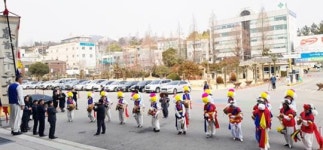 여수시 성산농악단, 지신밟기로 한 해 안녕 기원