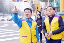윤장현 광주시장, 풍암초 어린이보호구역 표준모델 현장방문