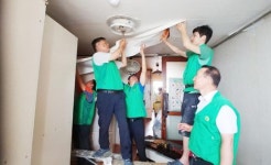 광주시 광산구 월곡2동 새마을협의회 한부모가정 찾아 새 단장